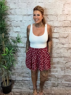 Sutton spotty shorts best fits 12-18