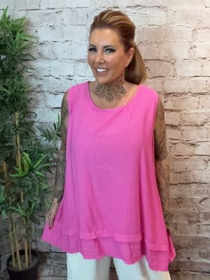 Lyla sleeveless top Best Fits 16 - 24