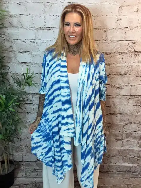 Tie Dye SHORT JACKET Best fits 14-24 - Image 2