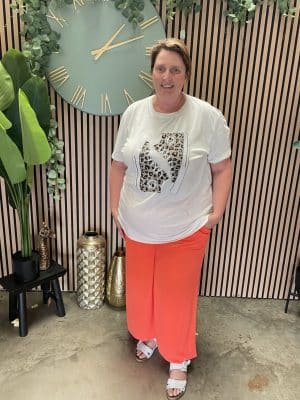 Sunset Nights Wide Leg Trousers Best Fits 16 - 26 ( XL )