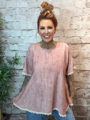 Keira Scalloped Edge Top Best Fits 12-20