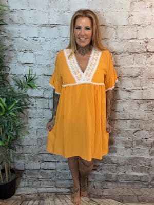 Hilary Crochet Dress Best Fits 12-16