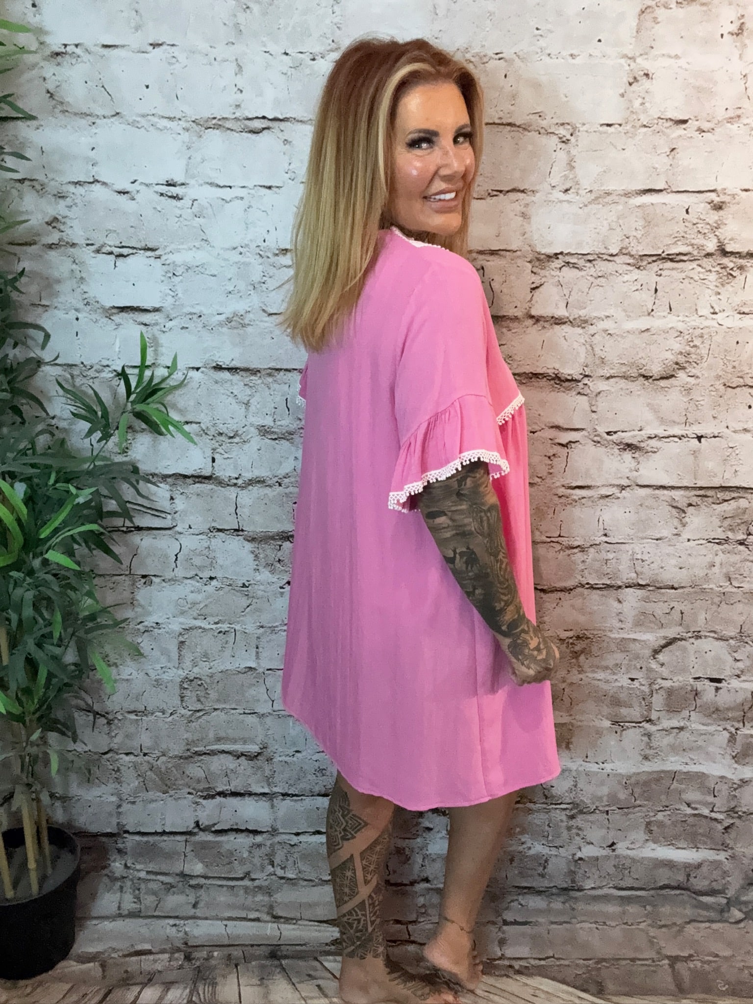 Hilary Crochet Dress Best Fits 12-16 - Image 3
