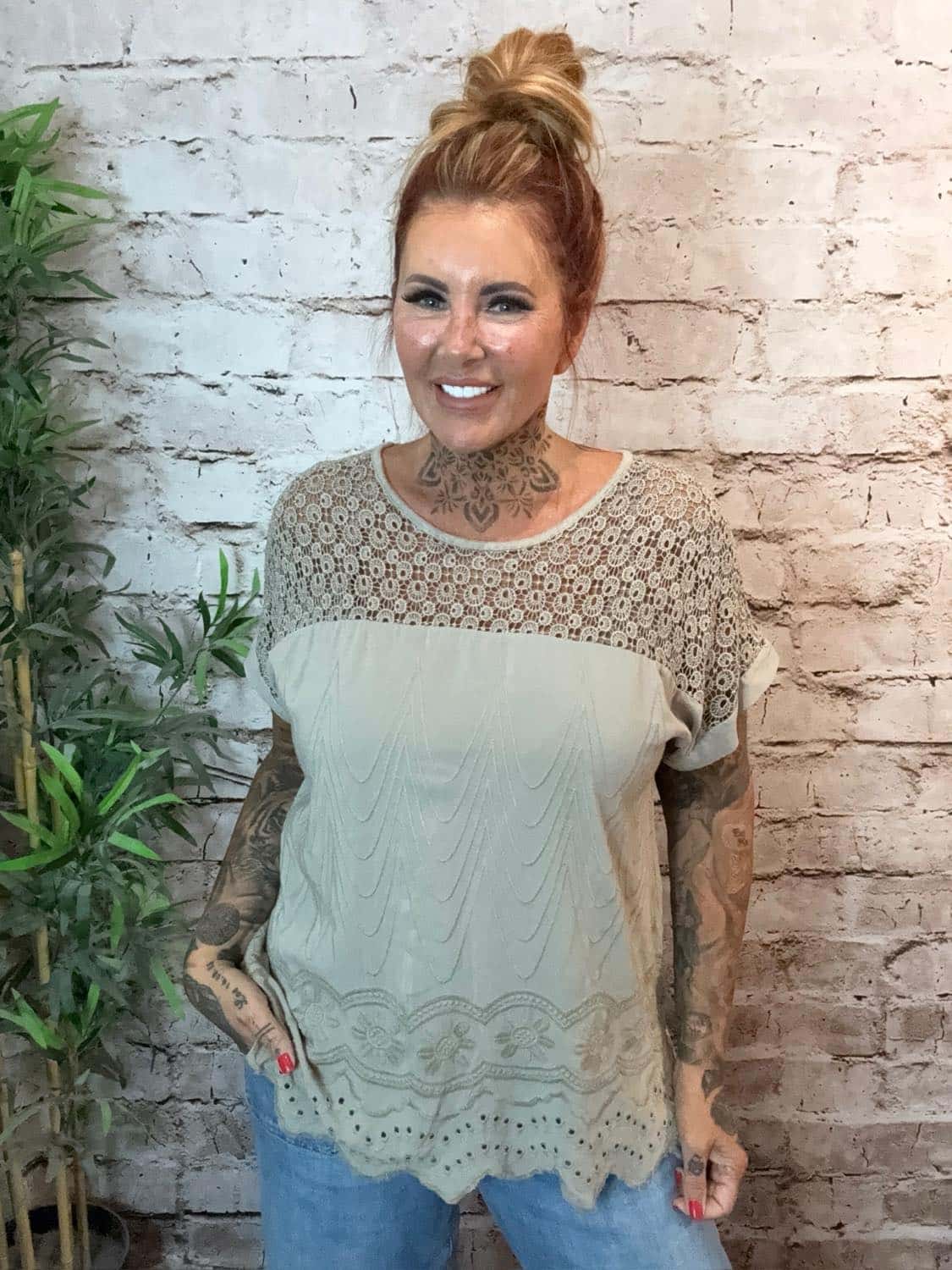 Milly Crochet Top Best Fits 12-20