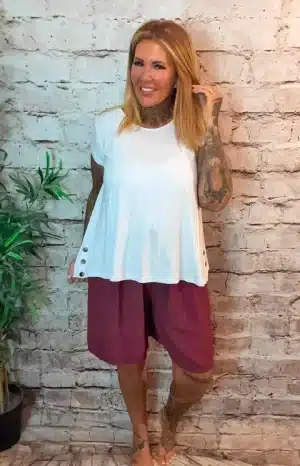 Sal wide leg Shorts best fits 14-22