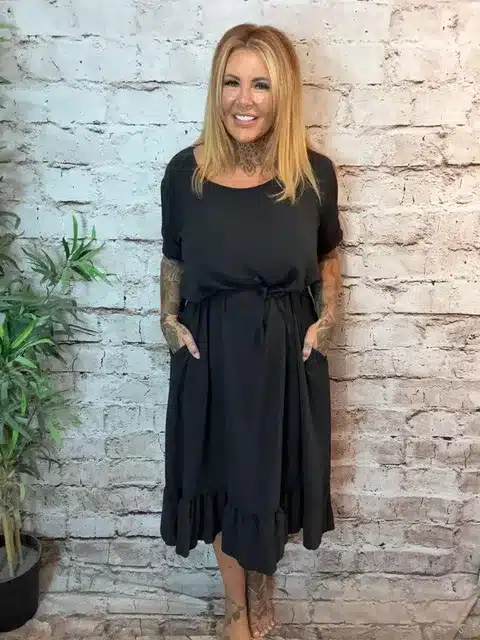 Maddison Tie Dress Best Fits 16 - 24 - Image 2