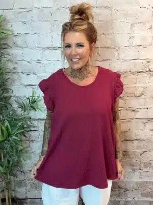 Trish Lace back Top Best Fits size 14-24