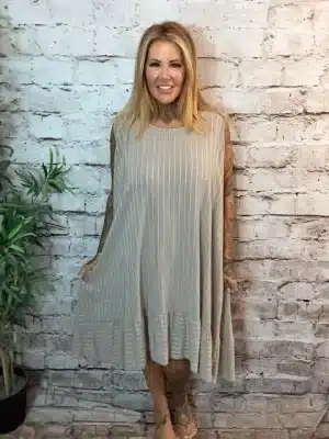 Lucia Sleeveless Frill Dress Best Fits 16 - 24