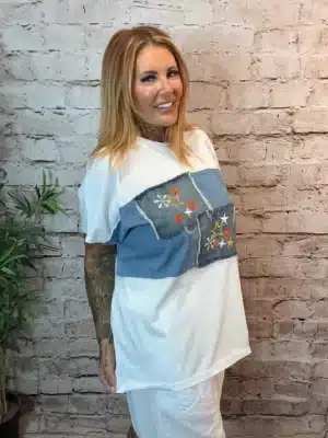 Star Denim T-Shirt best fits 16-26