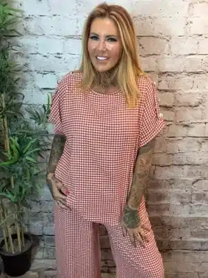 Madras Checked 2 Piece Best Fits 12-20