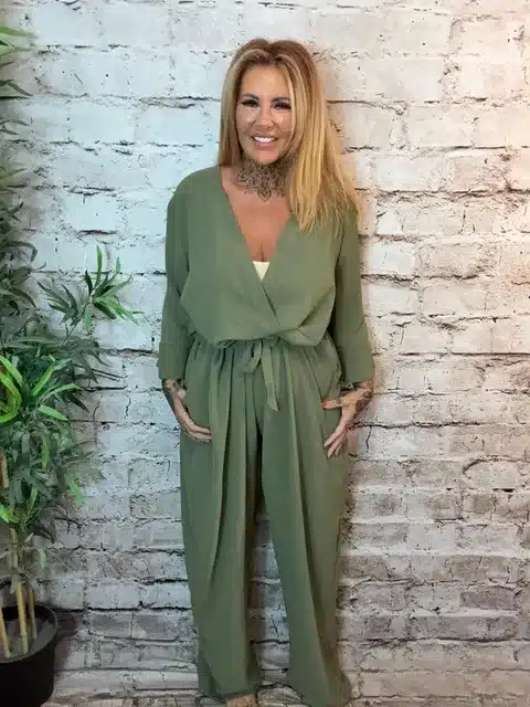 Rea Tall Jumpsuit best fits 14-22 - Image 2