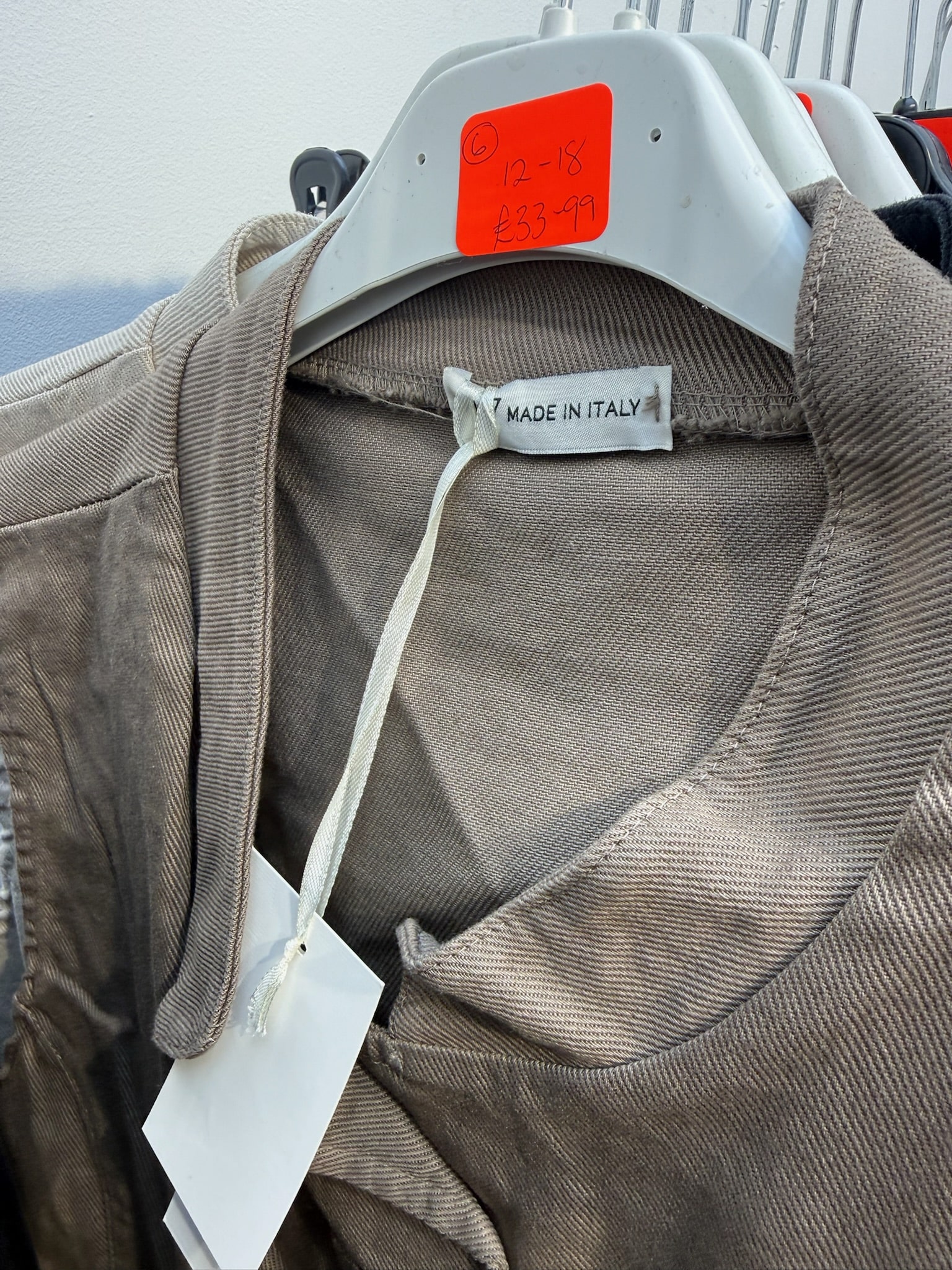 sale6 military waist coat 12-18 53cm ptp (No Returns) *