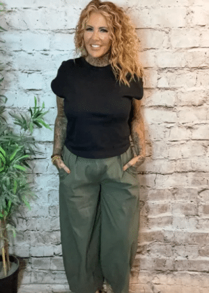 Balloon cotton Trousers Best Fits 12-18