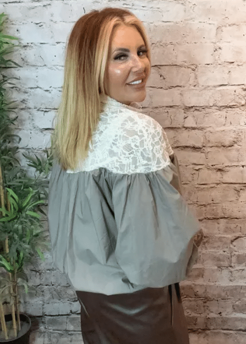 Penny Lace top cotton Jacket best fits 14-22 - Image 4
