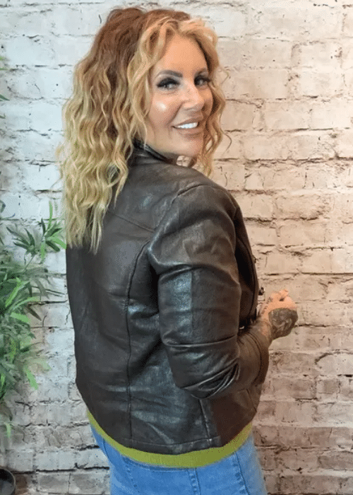 LAURA SOFTEST PU Military Jacket BEST FITS 10-16 - Image 3