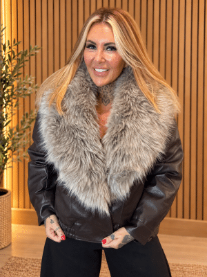 Faux Fur Bomber Jacket 12-20