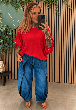 On Trend Wrap over Jeans best fits 16-18
