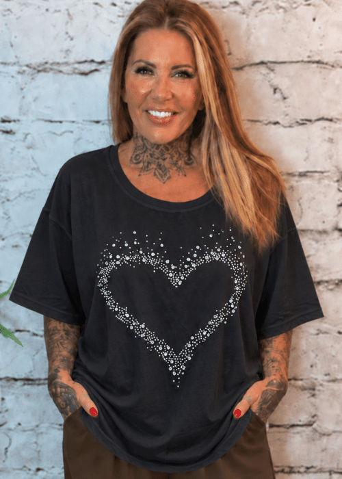 Sparkle Heart T-Shirt – Best Fits 16–26 - Image 4