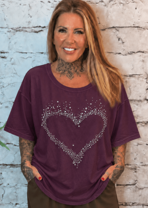 Sparkle Heart T-Shirt – Best Fits 16–26 - Image 2