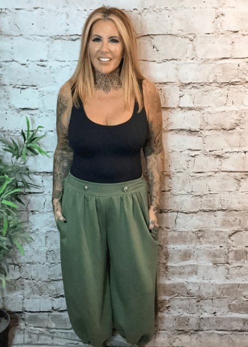 Larger Pippa Military Joggers – Best Fit 14-22 - Image 3