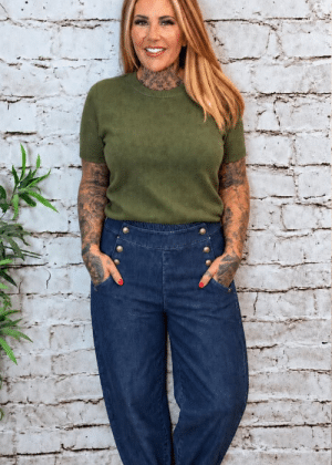 Benji Button Jeans best fits 12-18