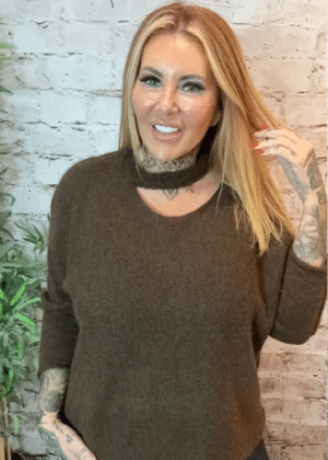 Nora Open Neck Jumper 12-20