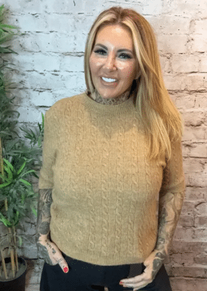 Sasha Cable Knit Jumper BEST FITS 12-20