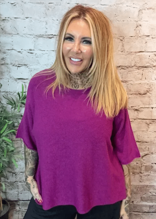 Larger Mary Wide Sleeve Jumper Best Fit 14-26 - Image 4