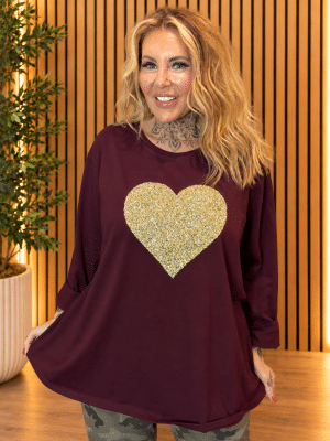 Golden Heart T-Shirt Best Fits 14-24