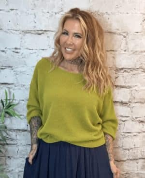 Pam Long Sleeve Jumper best fits 14-24