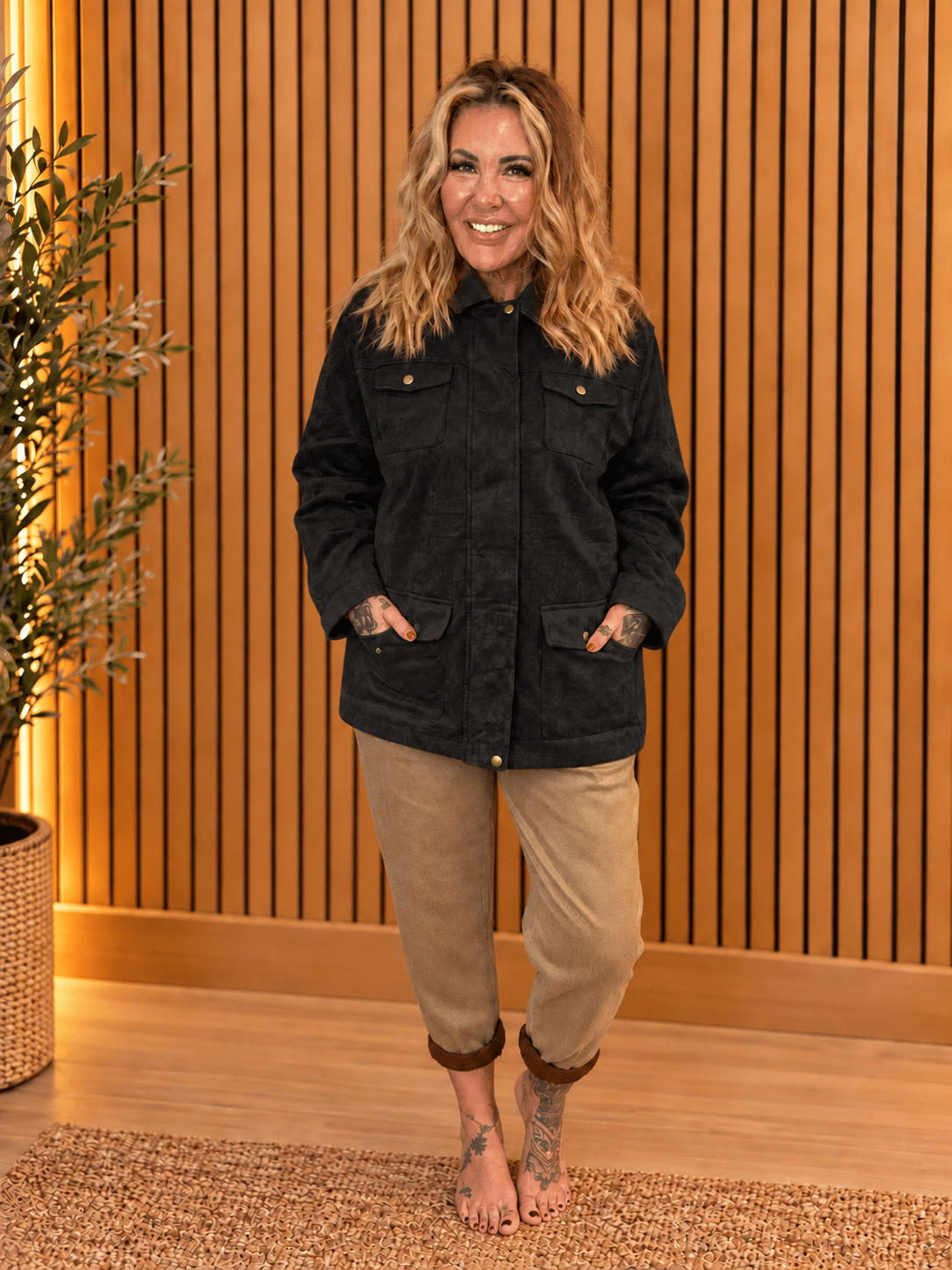 Longer suede Jacket… Suppliers Special 14-22 - Image 3