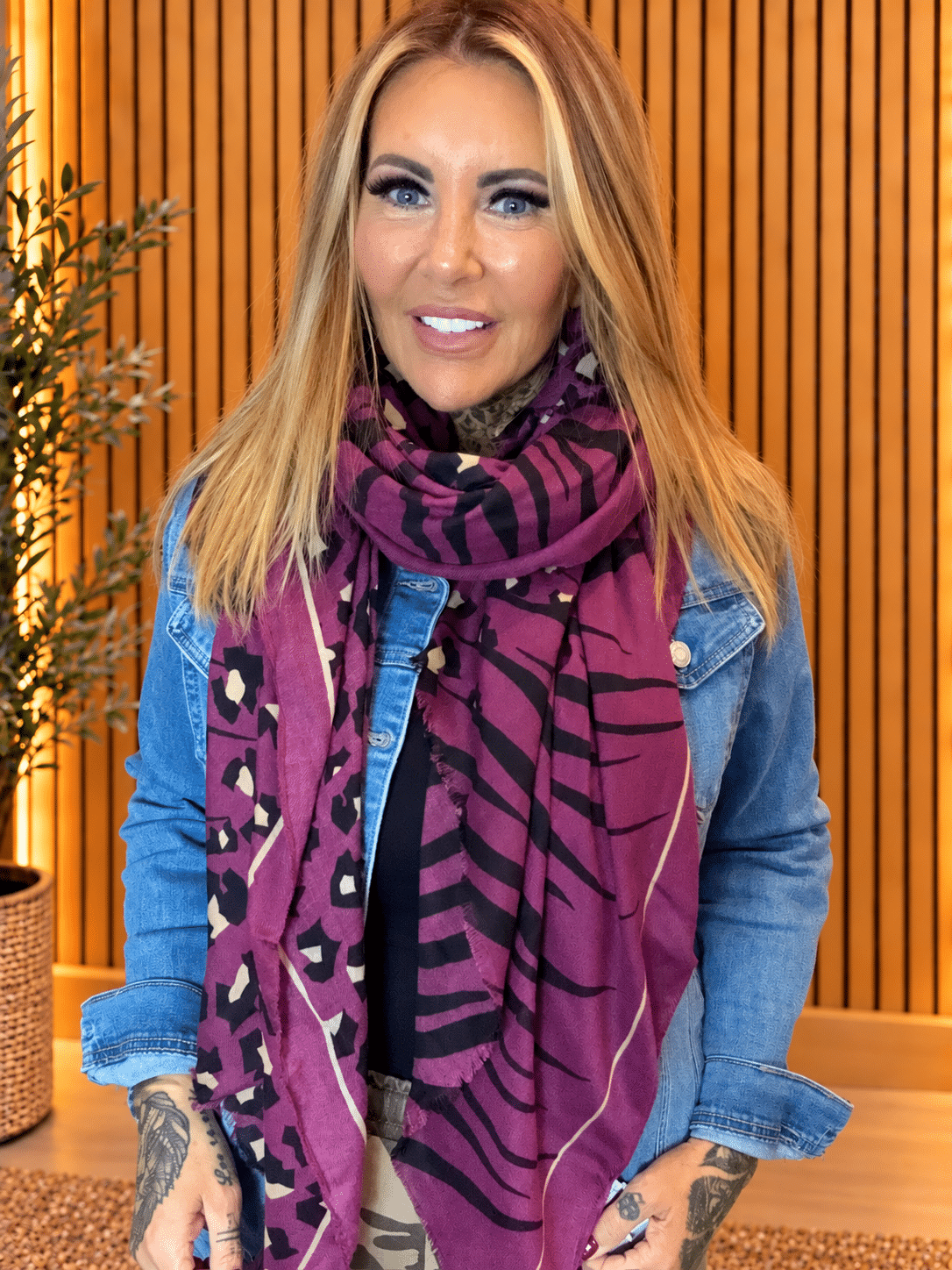 986 Animal print scarf - Image 3