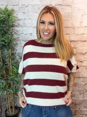 Fran - Striped Jumper best fits 14-22