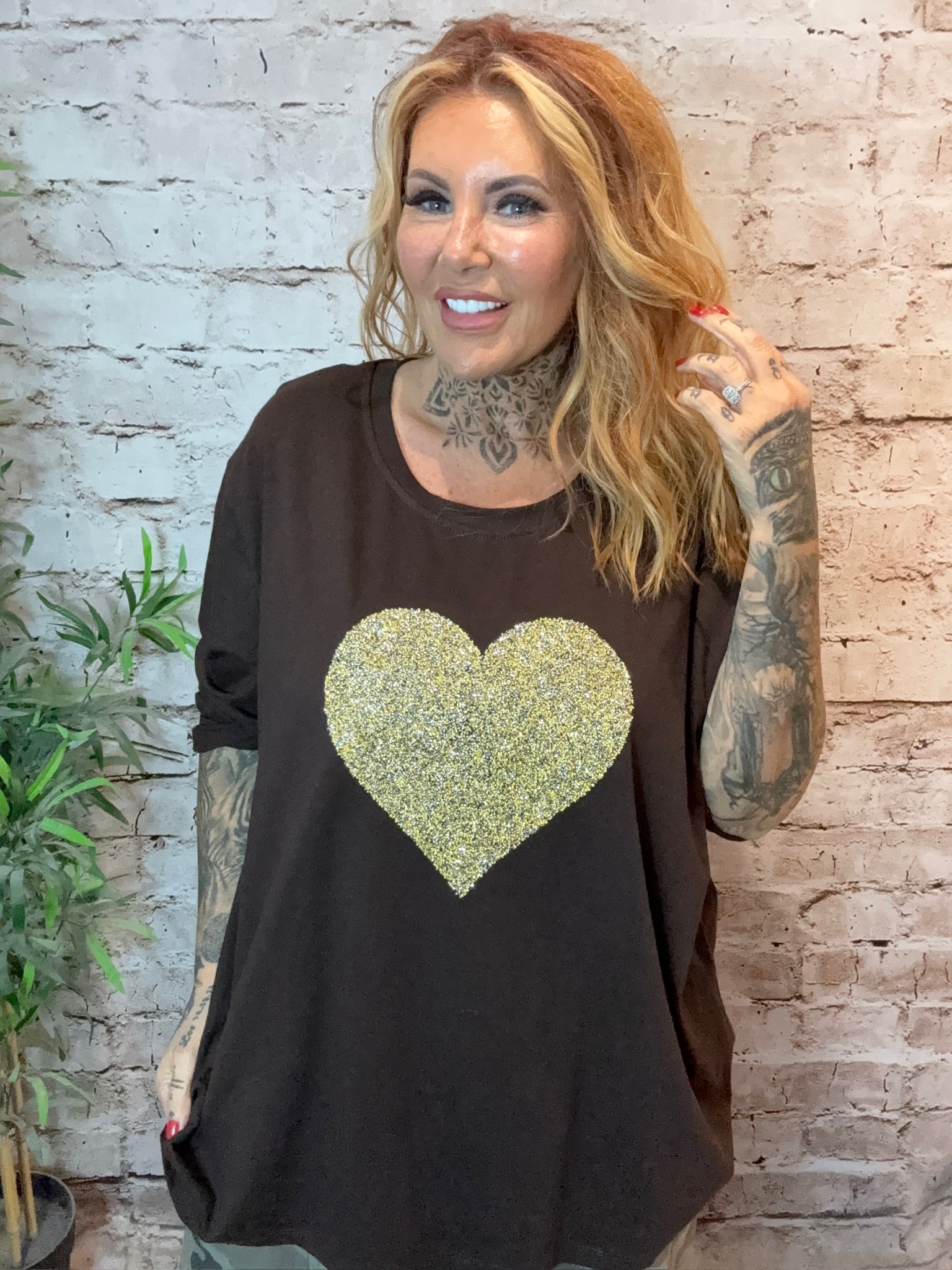 Golden Heart T-Shirt Best Fits 14-24 - Image 3