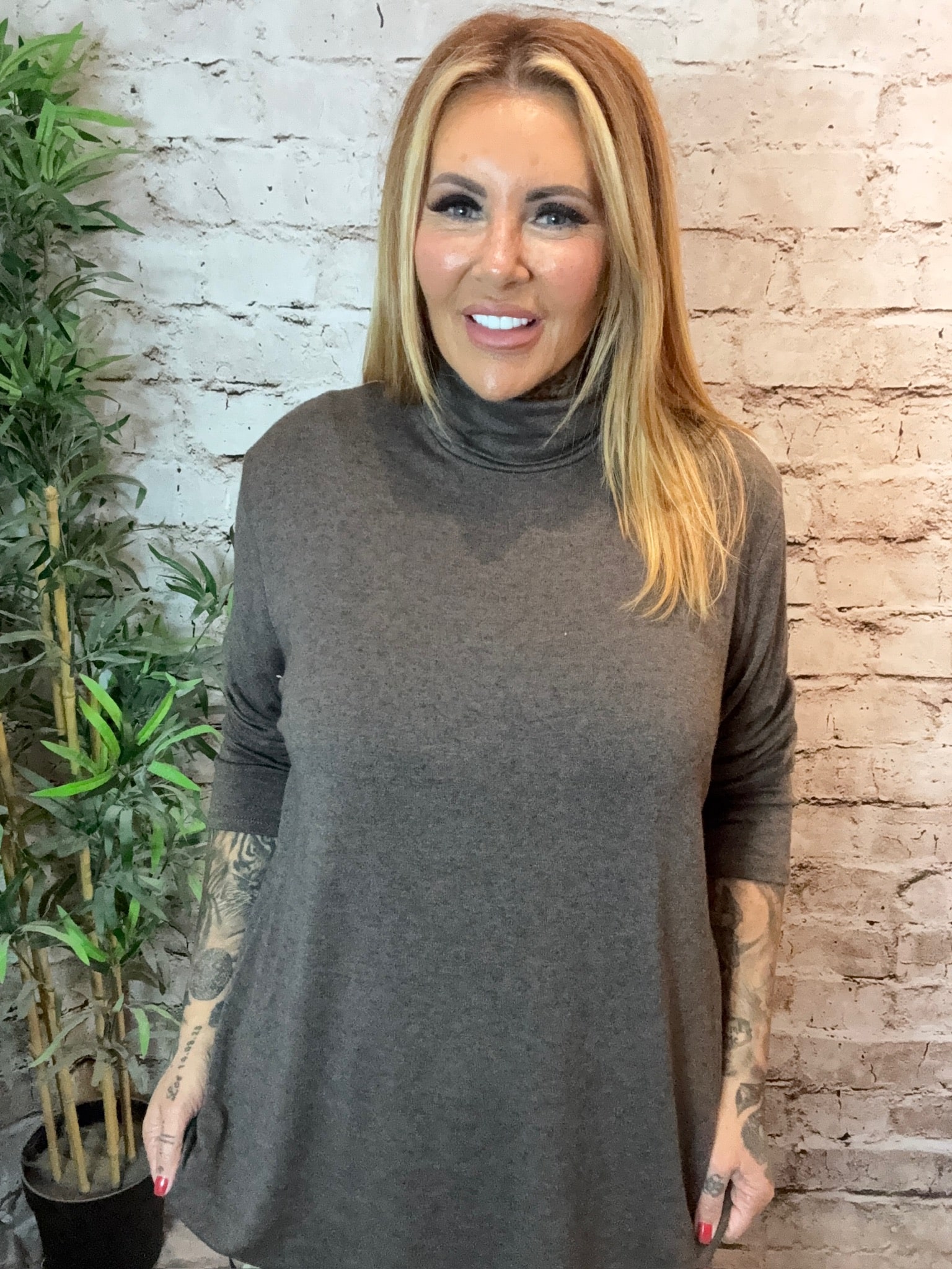 PATRICIA POLO NECK JUMPER Best fits 14-24 - Image 2
